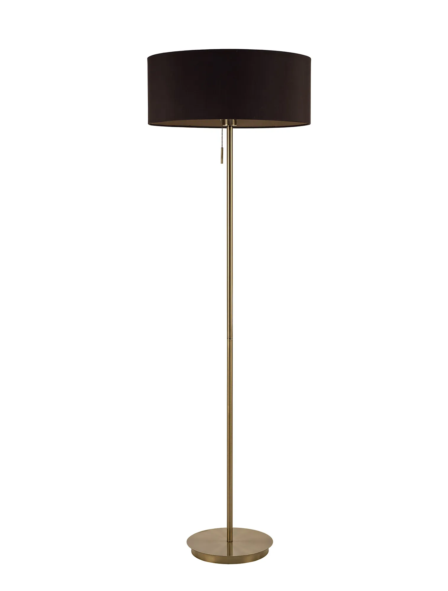 Baymont 50cm Pendant 1 Light Polished Chrome, Midnight Black/Green Olive, Frosted Diffuser DK0147  Deco Baymont CH BL/GR